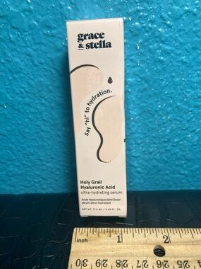 NEW grace & stella Holy Grail Hyaluronic Acid Ultra-Hydrating Serum 17.5mL